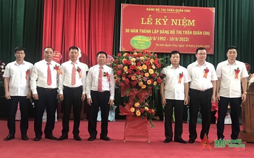 Kỷ niệm 30 năm Ngày thành lập Đảng bộ Thị trấn Quân Chu, huyện Đại Từ, tỉnh Thái Nguyên