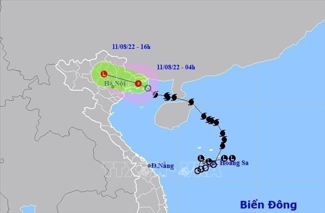 Bão số 2 suy yếu thành áp thấp nhiệt đới