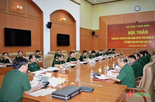 Hội thảo tham gia ý kiến dự thảo Nghị quyết của Quân ủy Trung ương về giáo dục đào tạo
