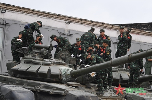 Báo Quân đội nhân dân Điện tử tường thuật trực tiếp trận thi đấu của Đội tuyển Xe tăng Việt Nam