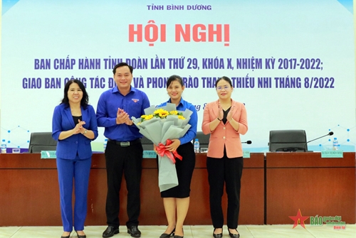 Đồng chí Trần Thị Diễm Trinh giữ chức vụ Bí thư Tỉnh đoàn Bình Dương