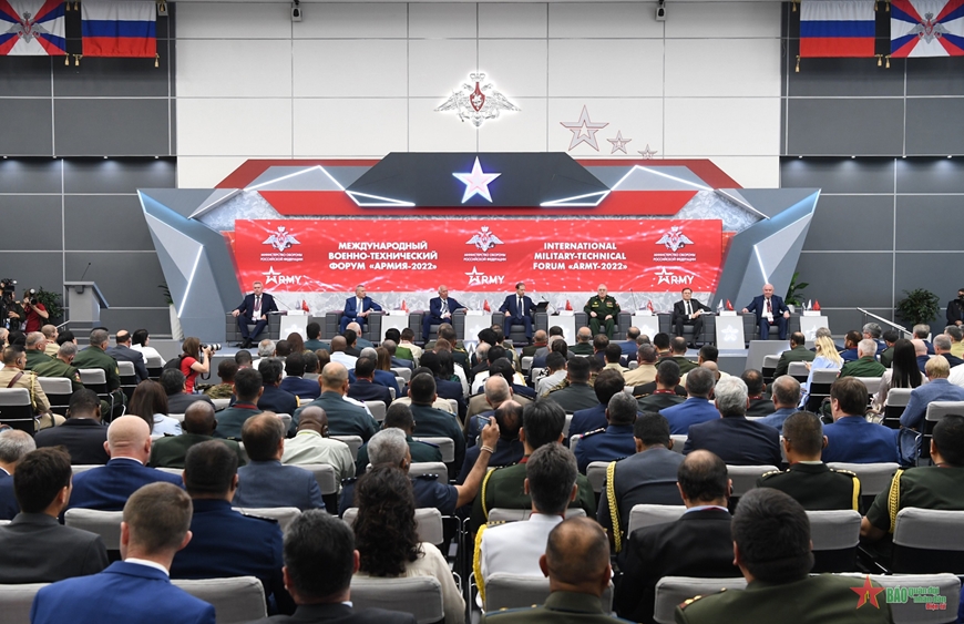 Đoàn đại biểu cấp cao Quân đội nhân dân Việt Nam tham dự Diễn đàn Army 2022