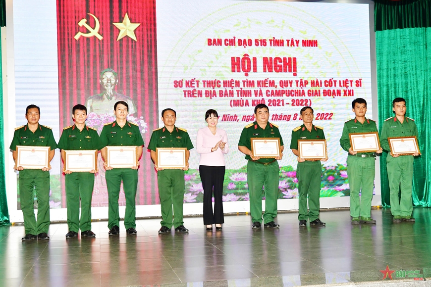 Tây Ninh tìm kiếm, quy tập được 257 hài cốt liệt sĩ