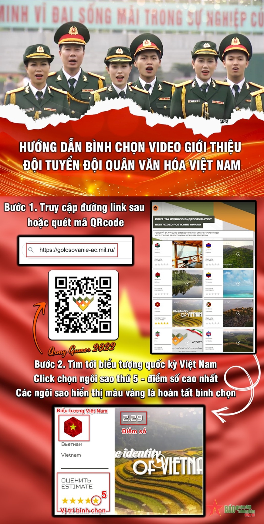 Bình chọn VIDEO giới thiệu “Đội quân Văn hóa”