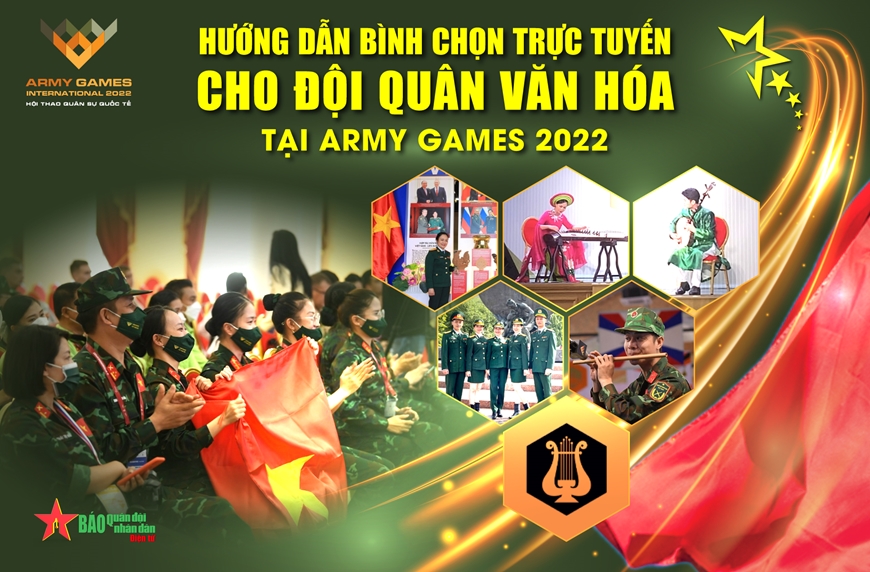 Cách bình chọn đơn giản nhất cho Đội quân Văn hóa trên cổng bình chọn Army Games 2022