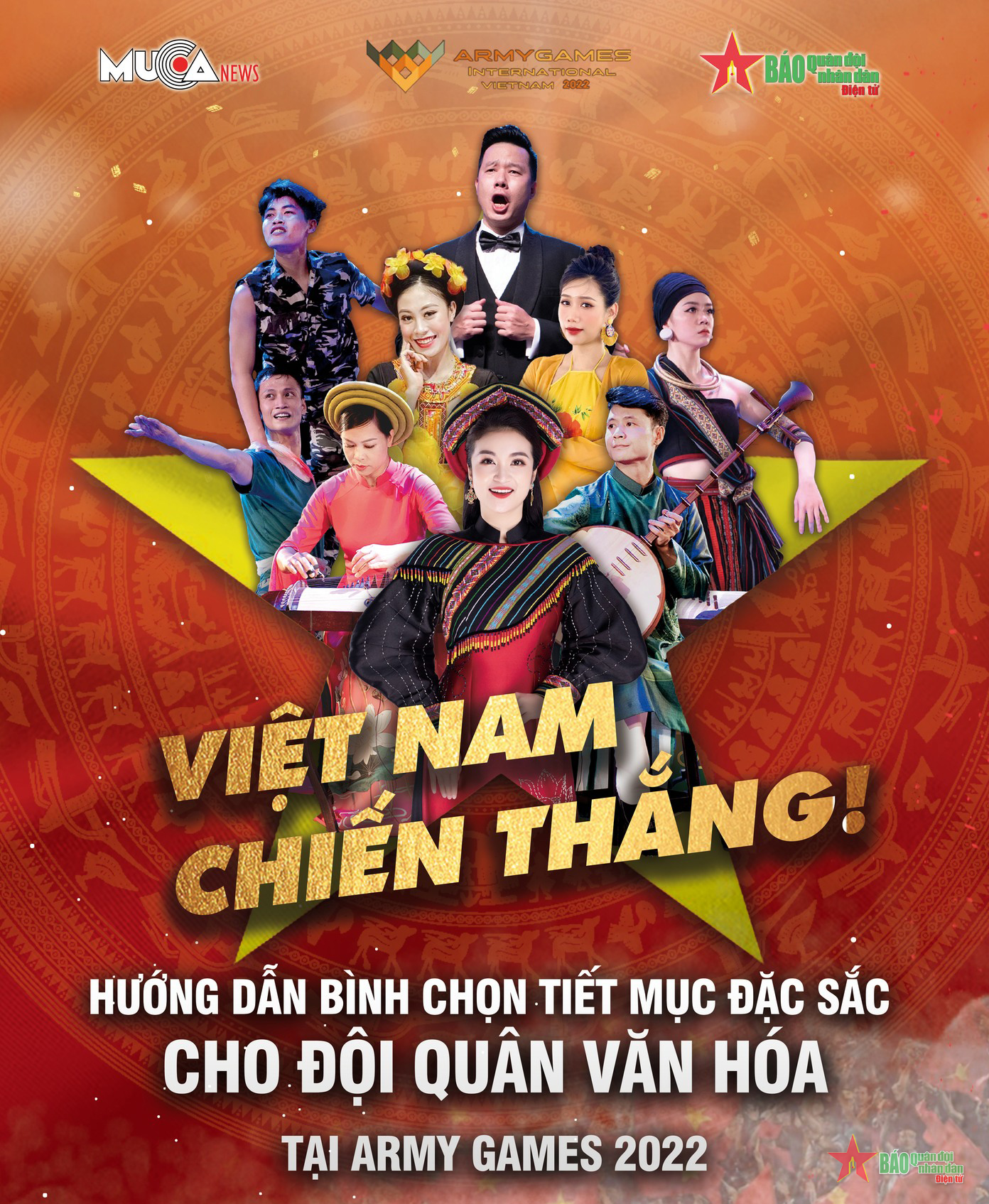 Bình chọn tiết mục đặc sắc cho Đội quân văn hóa tại Army Games 2022