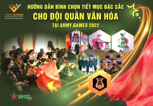 Hãy tiếp tục bình chọn cho Đội tuyển Văn hóa-Nghệ thuật QĐND Việt Nam
