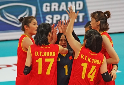 Đội tuyển bóng chuyền nữ Việt Nam lọt vào tứ kết Cúp Bóng chuyền châu Á