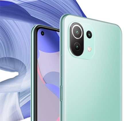 Chính thức công bố diện mạo mới của điện thoại Xiaomi 11 Lite 5G NE 