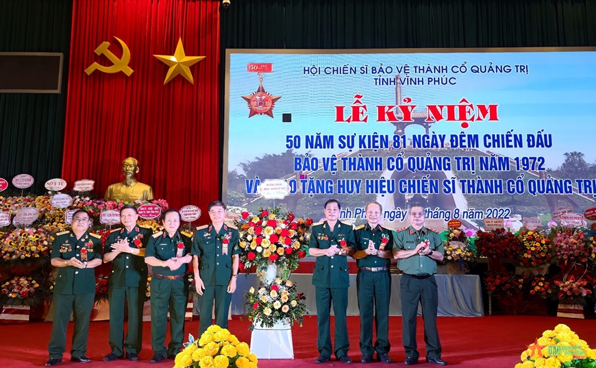 Hội Chiến sĩ Thành cổ Quảng Trị tỉnh Vĩnh Phúc gặp mặt kỷ niệm 50 năm