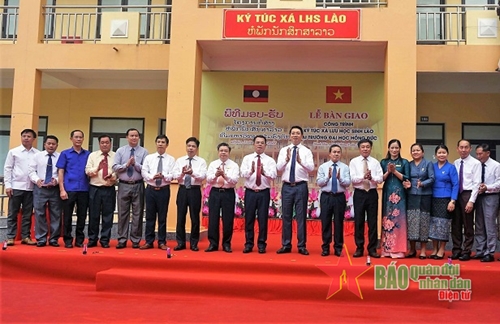 Bàn giao ký túc xá 200 chỗ ở dành cho sinh viên Lào tại tỉnh Thanh Hóa