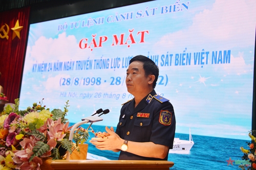 Bộ tư lệnh Cảnh sát biển gặp mặt kỷ niệm 24 năm ngày truyền thống