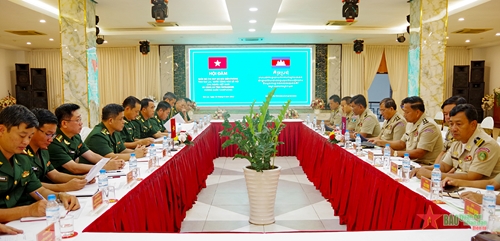 Hội đàm giữa Bộ đội Biên phòng tỉnh Gia Lai (Việt Nam) và Công an tỉnh Ratanakiri (Vương quốc Campuchia)

