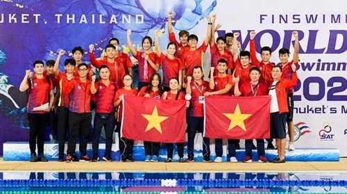 Đội tuyển lặn Việt Nam xếp thứ nhất tại cúp thế giới 2022