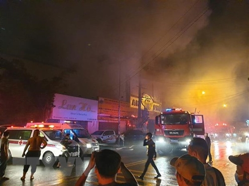 Bình Dương: Cháy tại quán karaoke, 12 người thiệt mạng 