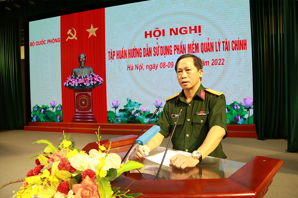 Cục Tài chính, Bộ Quốc phòng tổ chức hội nghị tập huấn hướng dẫn sử dụng phần mềm quản lý tài chính