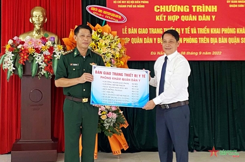 Triển khai phòng khám quân dân y tại khu vực biên giới biển Đà Nẵng


