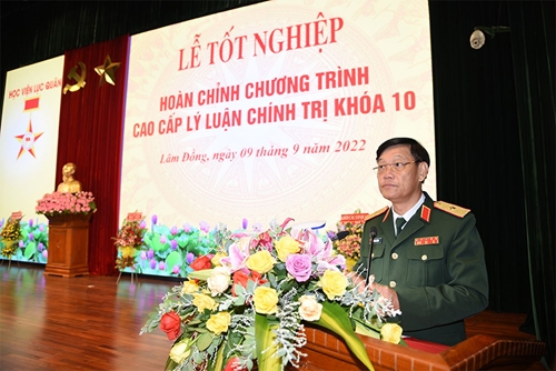 Học viện Lục quân tổ chức Lễ tốt nghiệp hoàn chỉnh cao cấp lý luận chính trị khóa 10