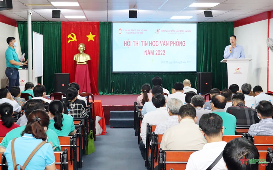 Ủy ban Mặt trận Tổ quốc Việt Nam TP Hồ Chí Minh tổ chức Hội thi Tin học văn phòng năm 2022