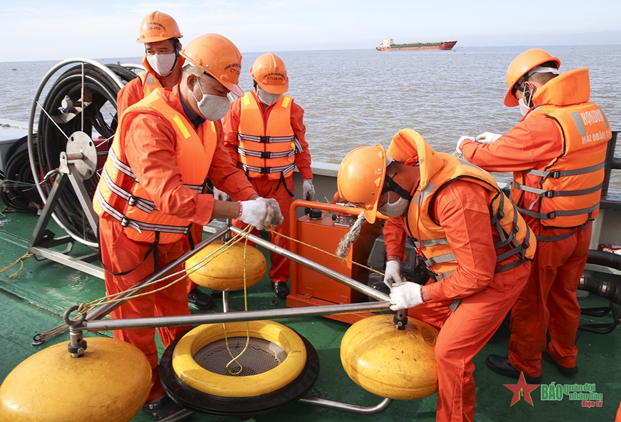 Triển khai theo dõi sự cố tràn dầu tại vùng biển Thái Bình