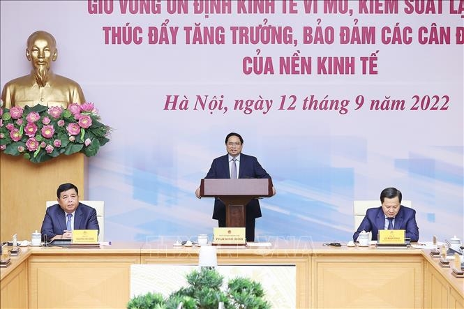 Thủ tướng Phạm Minh Chính chủ trì hội nghị về ổn định kinh tế vĩ mô