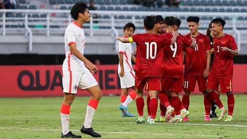 Kết quả U20 châu Á: U20 Việt Nam dễ dàng vượt qua U20 Hồng Kông (Trung Quốc)