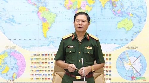 Thượng tướng Nguyễn Tân Cương chủ trì Hội nghị xét duyệt điểm chuẩn tuyển sinh quân sự năm 2022