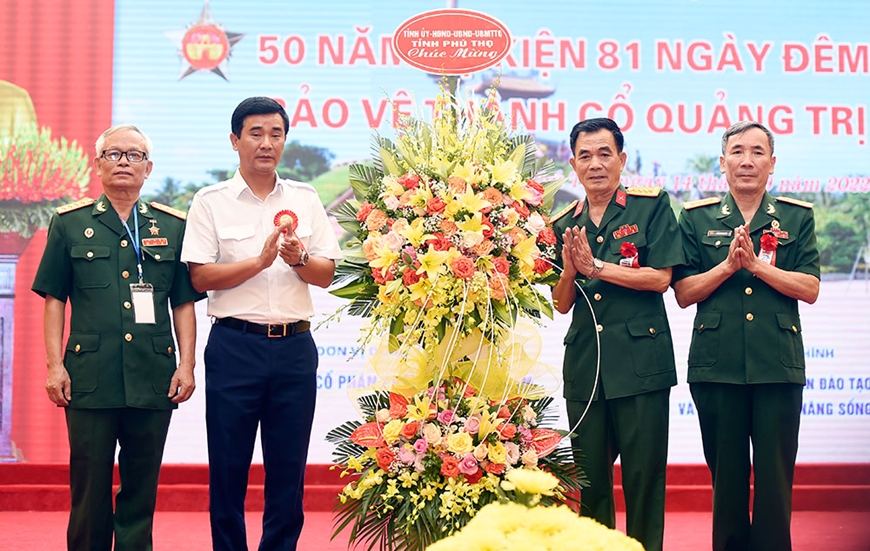 Kỷ niệm 50 năm sự kiện 81 ngày đêm bảo vệ Thành cổ Quảng Trị tại Phú Thọ