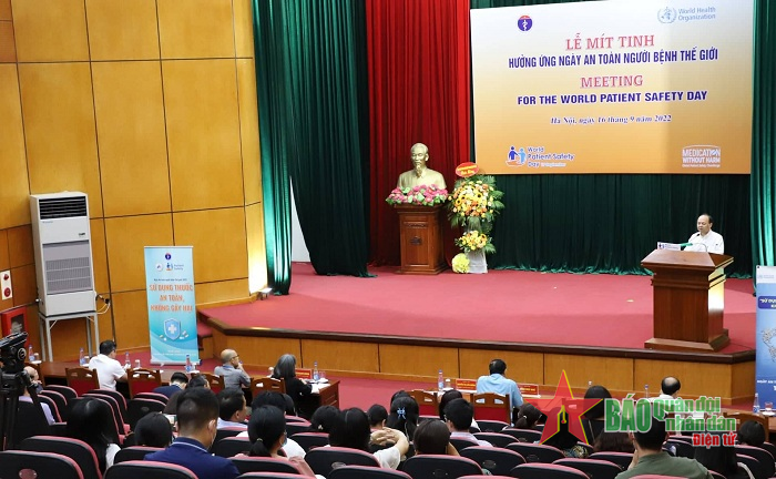 Mít tinh hưởng ứng Ngày An toàn người bệnh thế giới 2022 