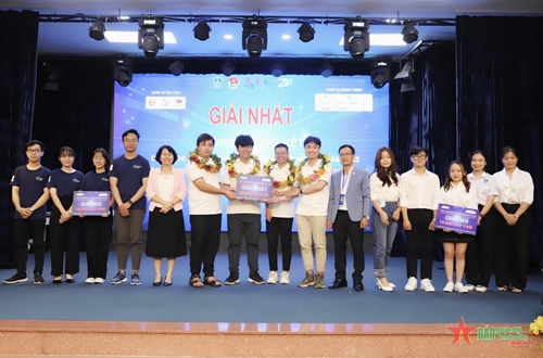 Dự án “Cung cấp tổ hợp dịch vụ cho sinh viên” giành giải nhất cuộc thi về ý tưởng khởi nghiệp