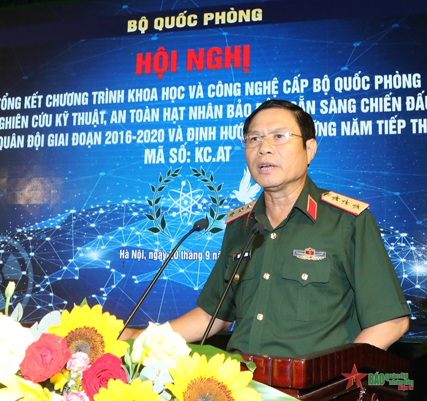 Bộ Quốc phòng tổng kết chương trình nghiên cứu kỹ thuật, an toàn hạt nhân