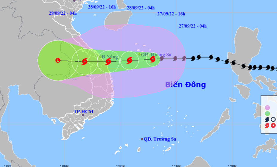 Thời tiết ngày 28-9: Nhiều khu vực có mưa lớn do ảnh hưởng của hoàn lưu bão số 4