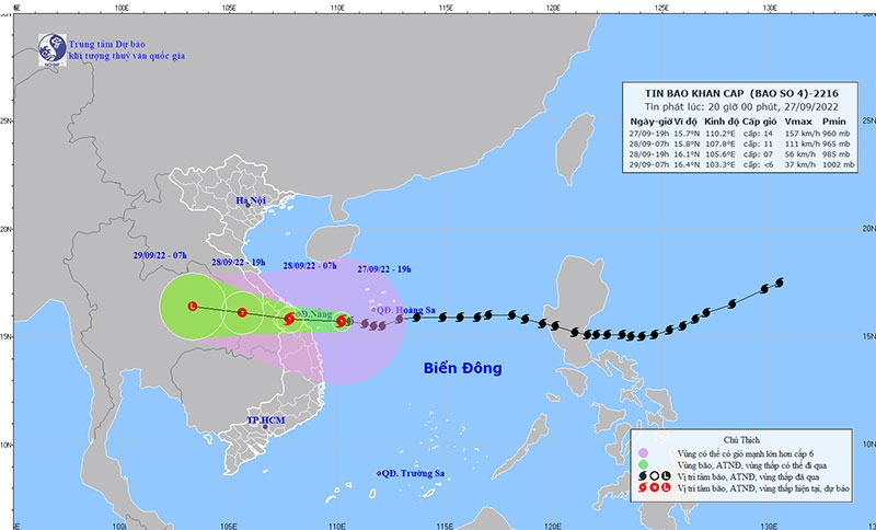 Tin Bão số 4 mới nhất: Cách đất liền 200km và không có khả năng thành