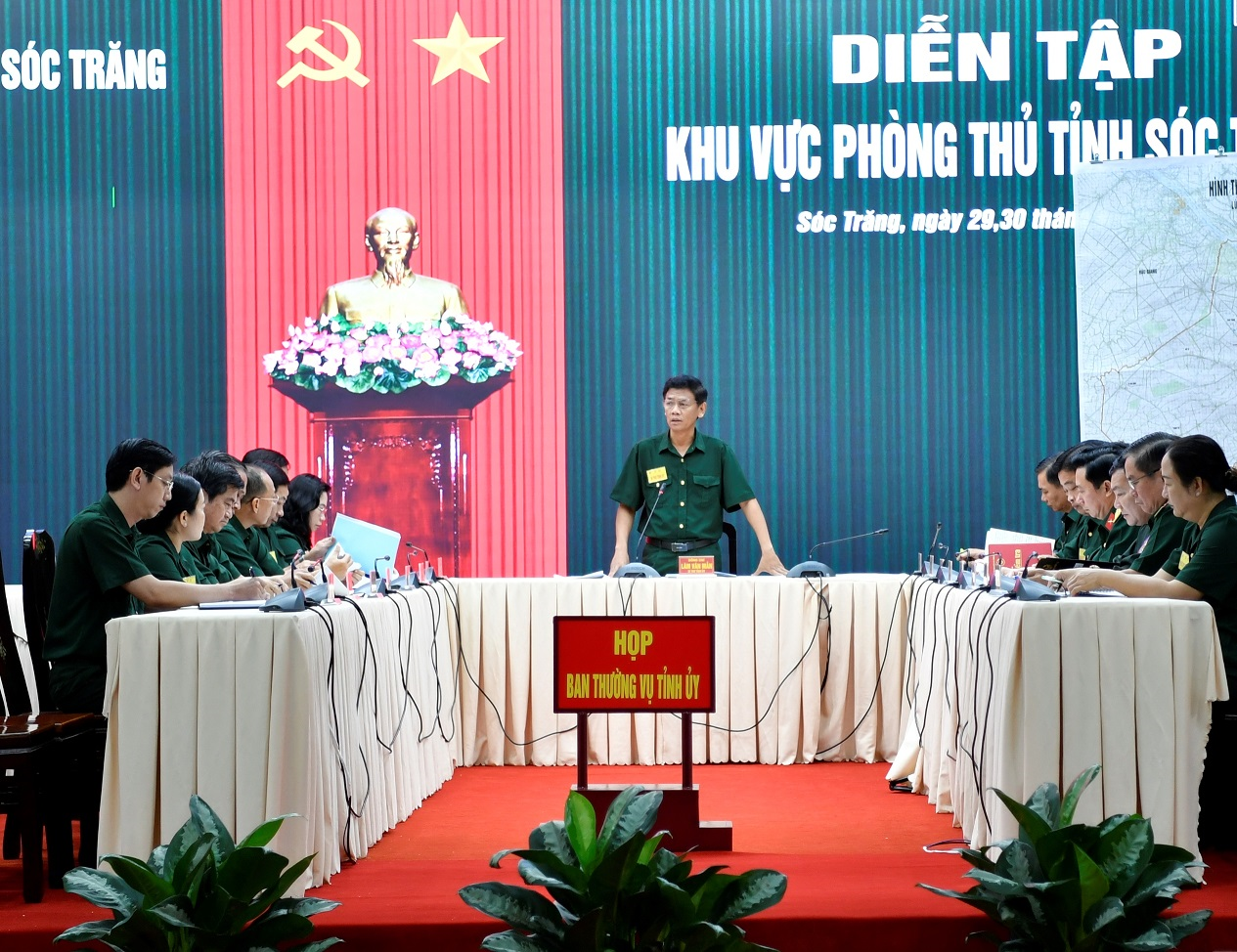 Khai mạc diễn tập khu vực phòng thủ tỉnh Sóc Trăng