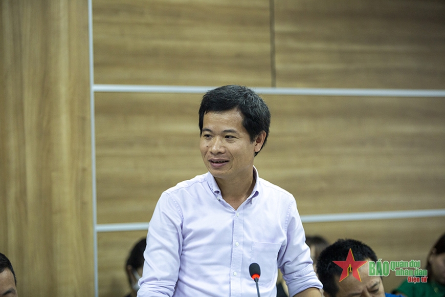 Ông Võ Thanh Hải, Giám đốc Viettel Media chia sẻ tại tọa đàm.