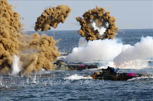 Mỹ - Nhật - Hàn tập trận chung chống tàu ngầm 