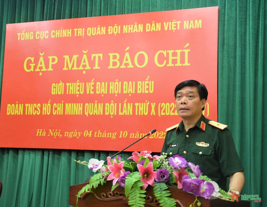 Đại hội đại biểu Đoàn TNCS Hồ Chí Minh Quân đội lần thứ X diễn ra ngày 11 và 12-10