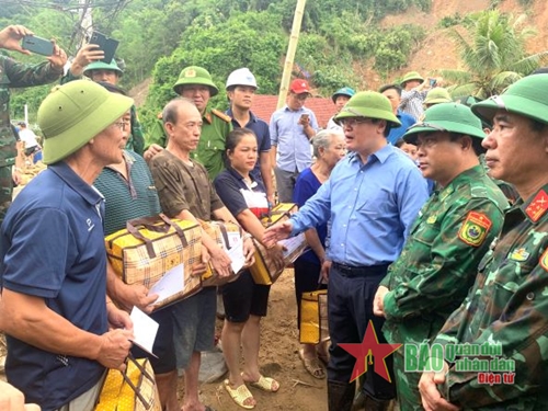 Tỉnh Nghệ An tập trung nguồn lực khắc phục hậu quả lũ quét tại huyện Kỳ Sơn