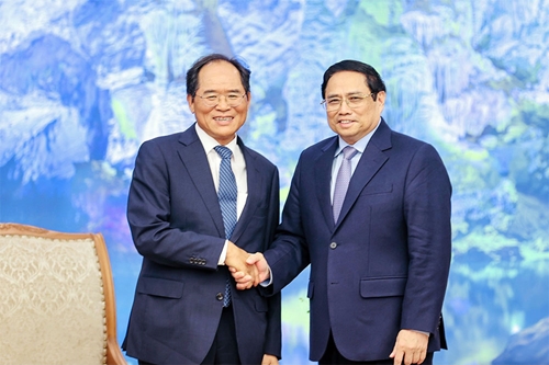 Thủ tướng Chính phủ Phạm Minh Chính tiếp Đại sứ Hàn Quốc 

