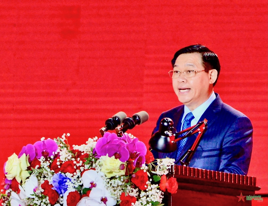Chủ tịch Quốc hội dự lễ công bố nghị quyết thành lập thành phố Phổ Yên, tỉnh Thái Nguyên
