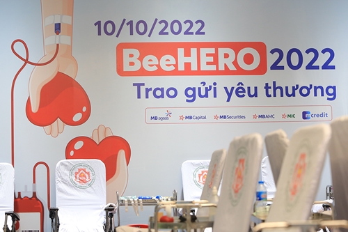 MB Group tổ chức Ngày hội hiến máu 2022: Trao gửi yêu thương
