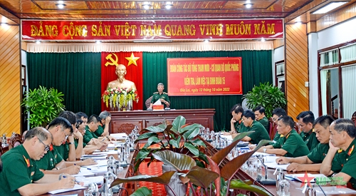 Bộ Tổng Tham mưu Quân đội nhân dân Việt Nam làm việc tại Binh đoàn 15