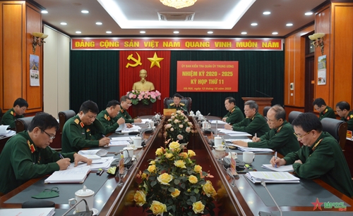 Đại tướng Lương Cường chủ trì Kỳ họp thứ 11 của Ủy ban Kiểm tra Quân ủy Trung ương