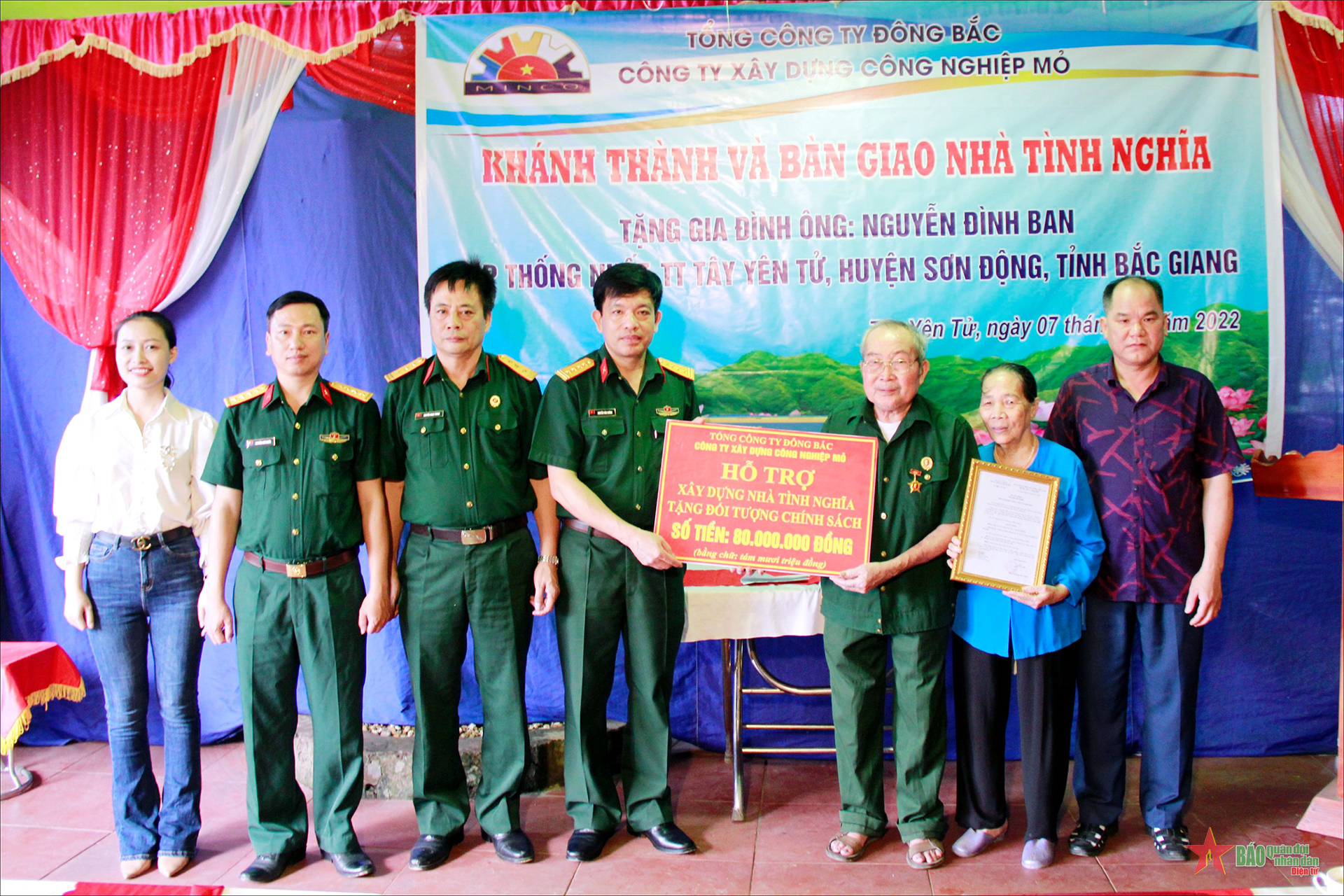 Niềm vui trong ngôi nhà mới 