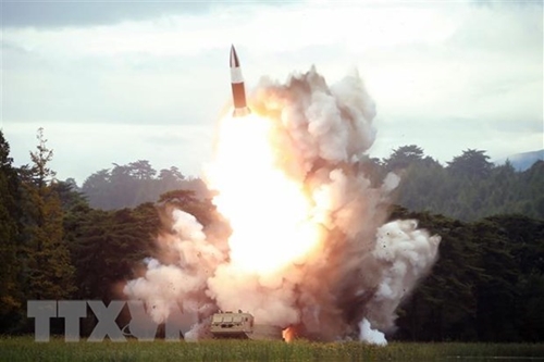 Triều Tiên phóng thử tên lửa hành trình chiến lược tầm xa