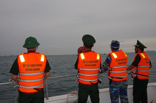 BĐBP tỉnh Bình Định thông báo tàu thuyền tránh trú bão số 5

