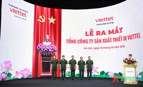 Ra mắt Tổng công ty Sản xuất thiết bị Viettel