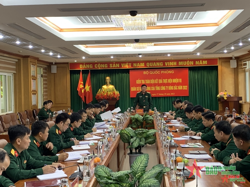 Nhiệm vụ quân sự, quốc phòng luôn được Tổng công ty Đông Bắc quán triệt và thực hiện tốt