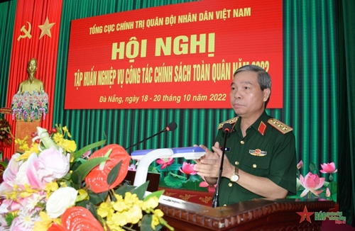 Tổng cục Chính trị Quân đội nhân dân Việt Nam: Tập huấn nghiệp vụ công tác chính sách toàn quân năm 2022