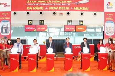 ダナンとニューデリー、ムンバイ (インド) の間を Vietjet で簡単に飛行